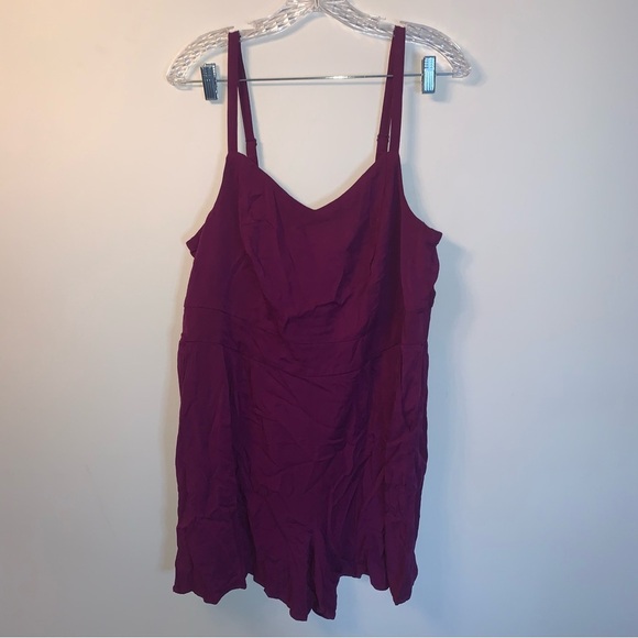 Torrid Purple Cami Romper 1X - Picture 2 of 9